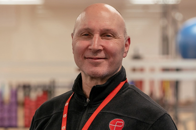 Portrait of Donald Rich, fitness attendant at Penumbra.